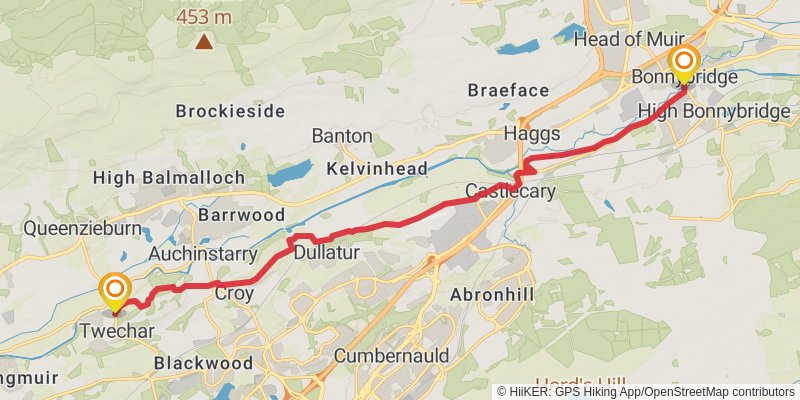 Antonine Trail stage 3 Map