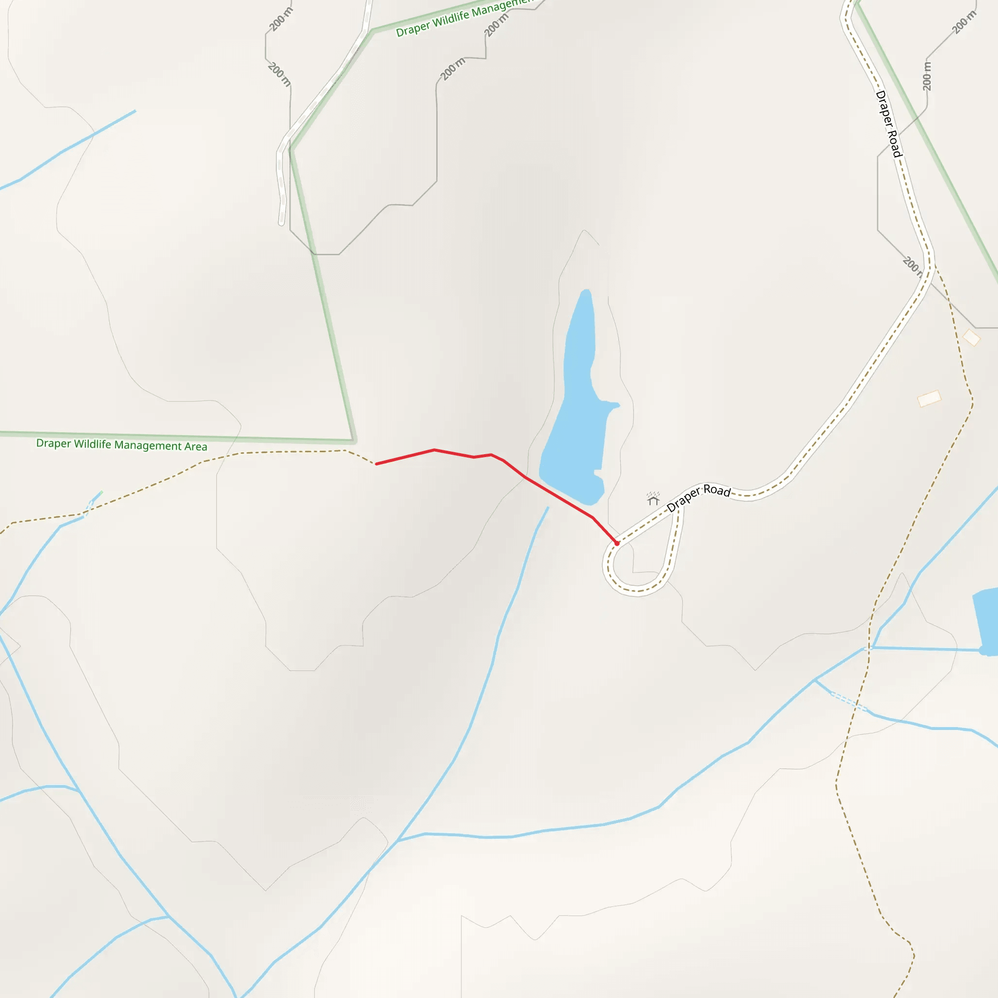 Draper Road mobile static map