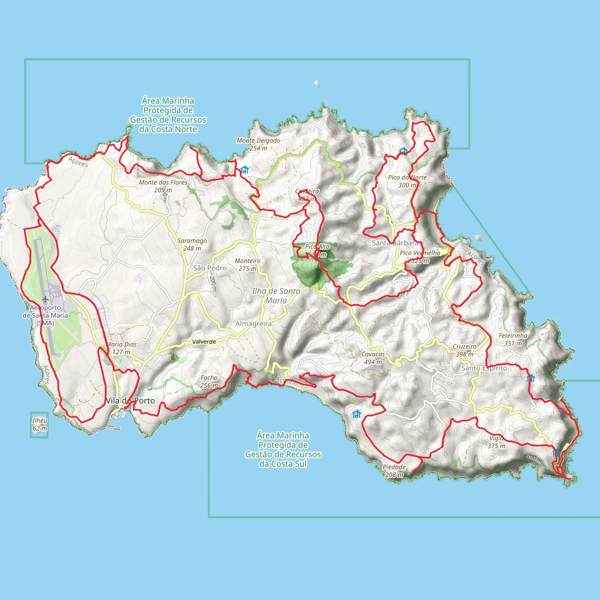 Great Route of Santa Maria mobile static map