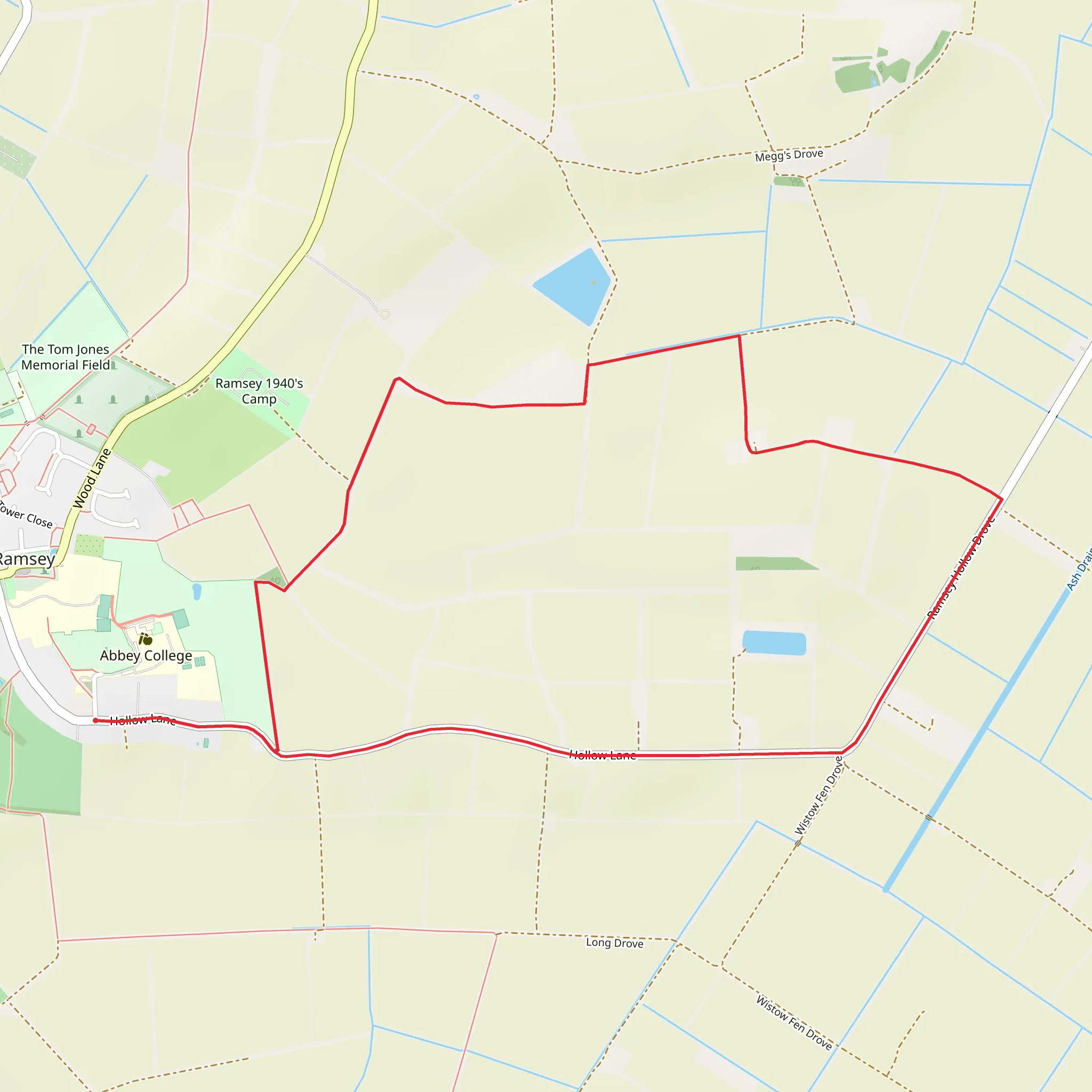 Ramsey Loop mobile static map
