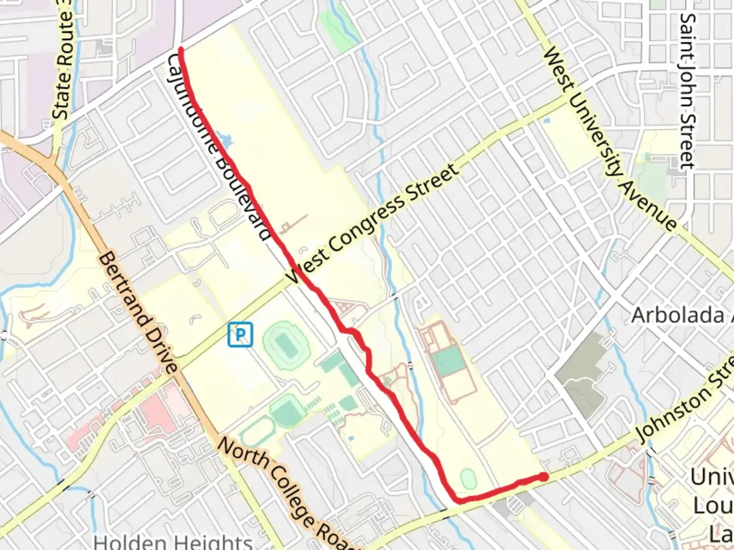 An image depicting the trail UL Hike Trail and its surrounding area.
