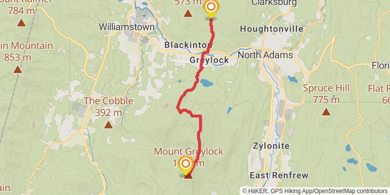 Appalachian Trail stage 156 Map