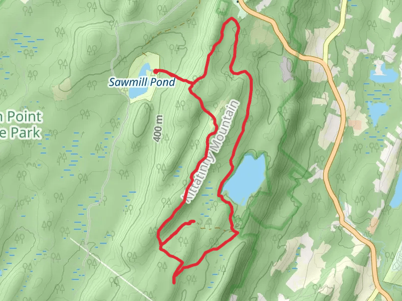 Iris Loop Trail via Blue Dot Trail