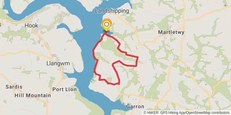 Landshipping - Coedcanlas stage 1 Map