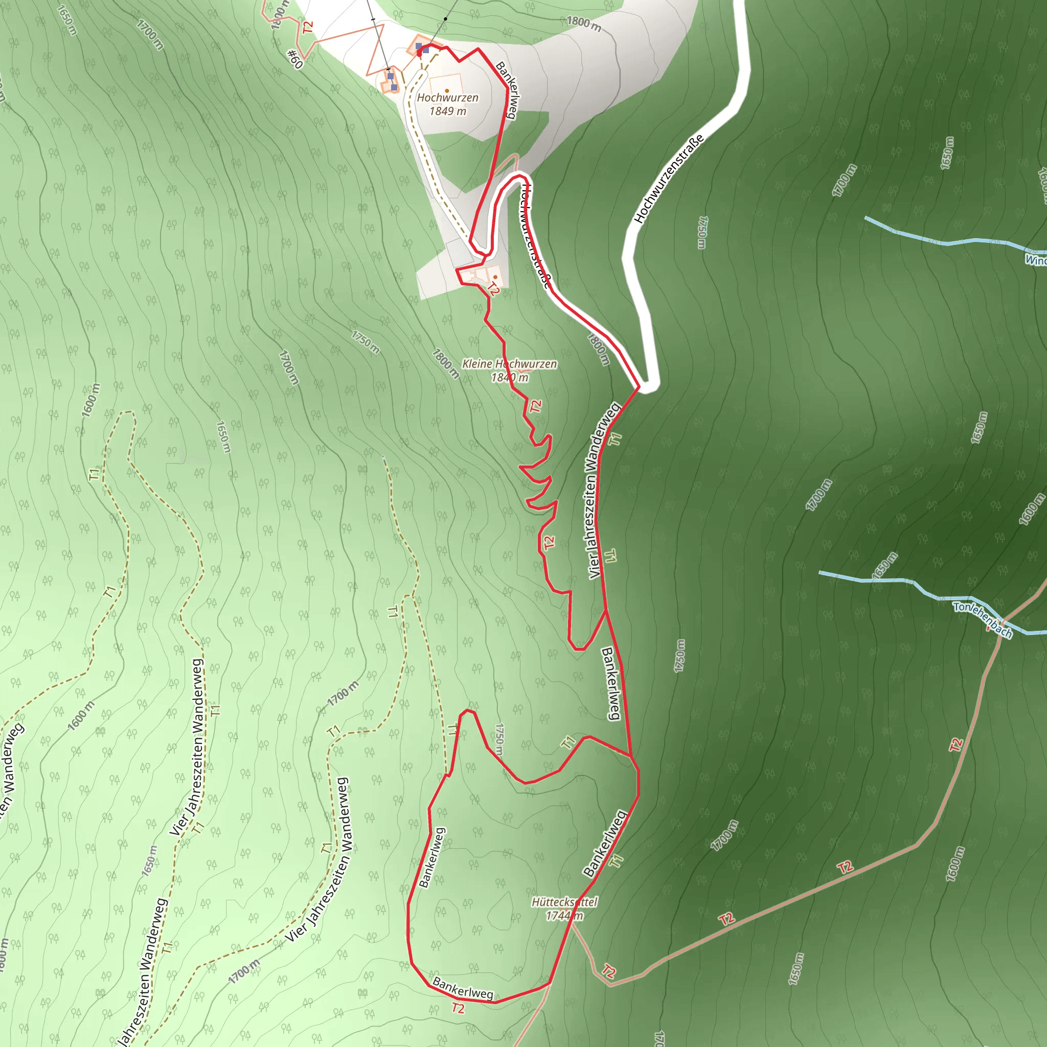 Bankerlweg mobile static map
