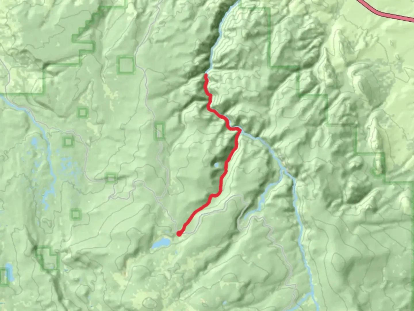 An image depicting the trail Rock Creek Trail and its surrounding area.