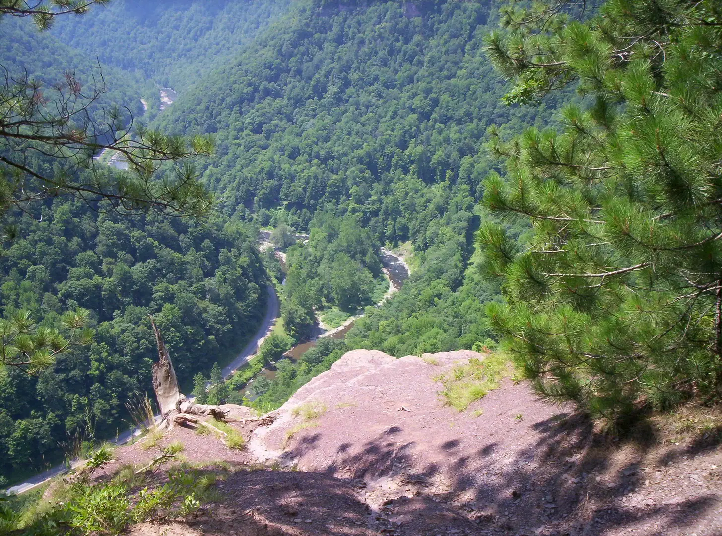 An image depicting the trail Barbour Rock Trail and its surrounding area.