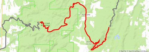 American Discovery Trail South Route stage 122 Map