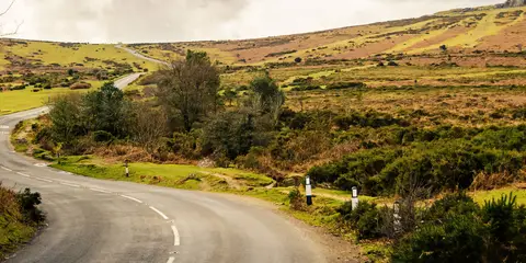 An image depicting the trail Haytor to Emsworthy Mire Walk and its surrounding area.