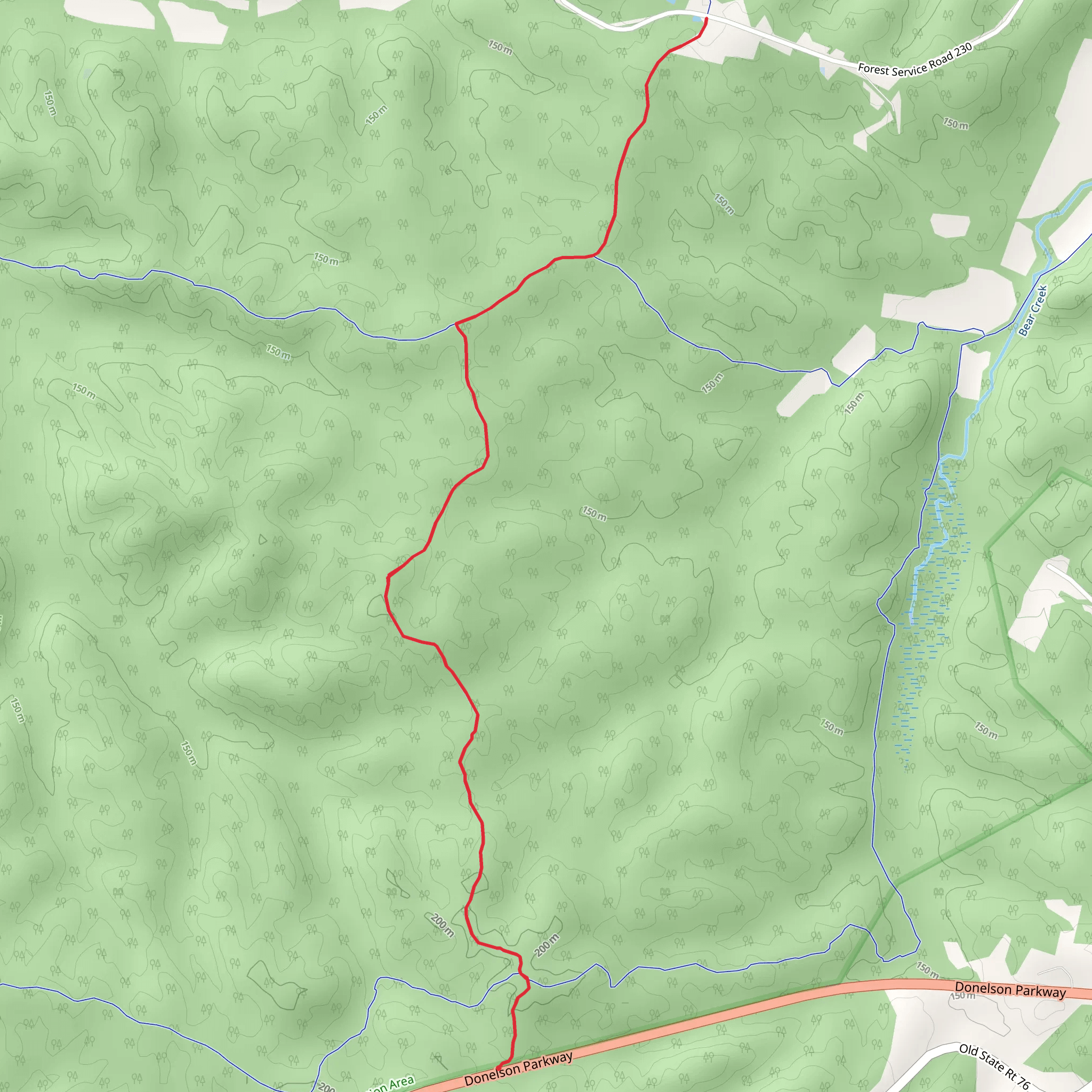 Tennessee Ridge mobile static map