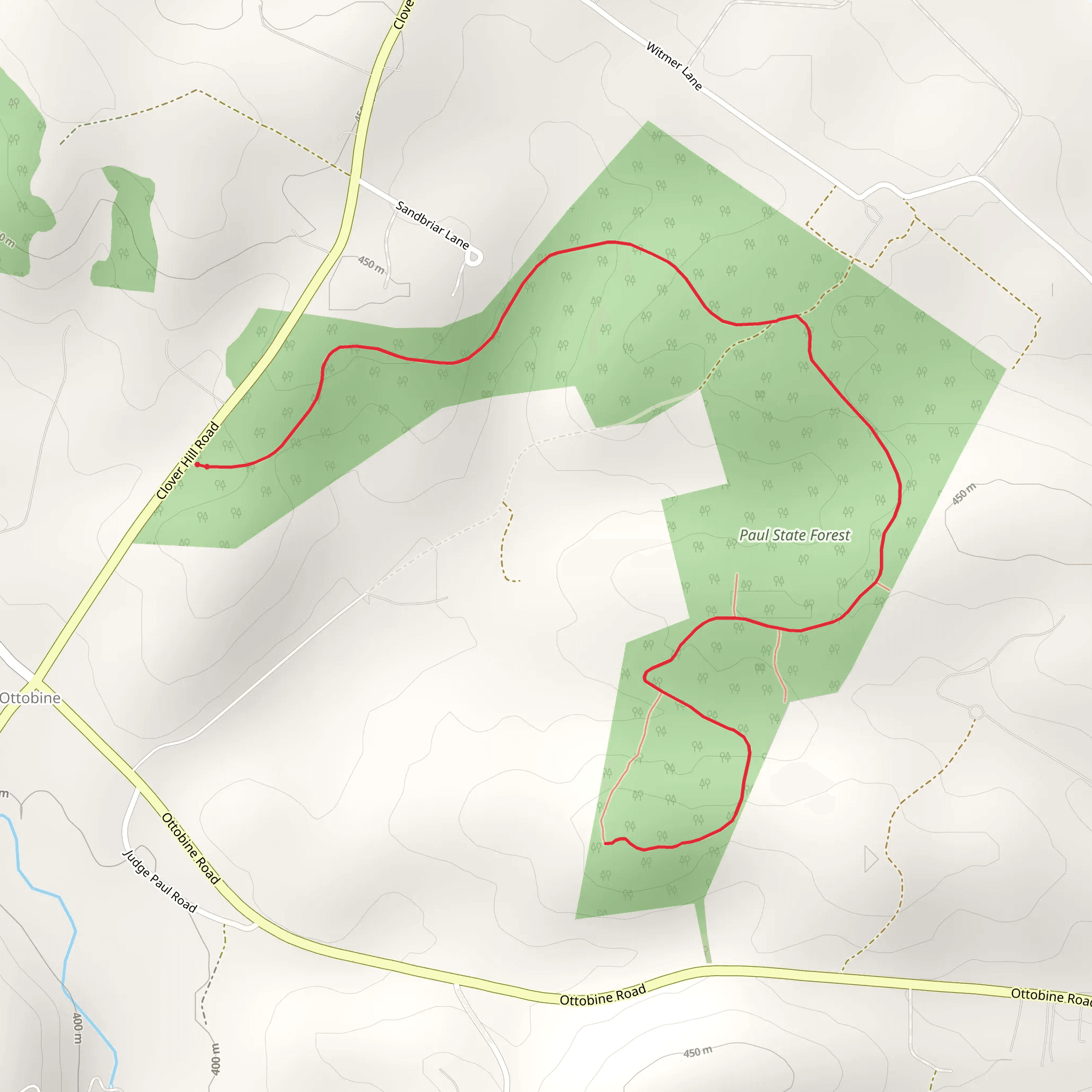 Paul State Forest Walk mobile static map