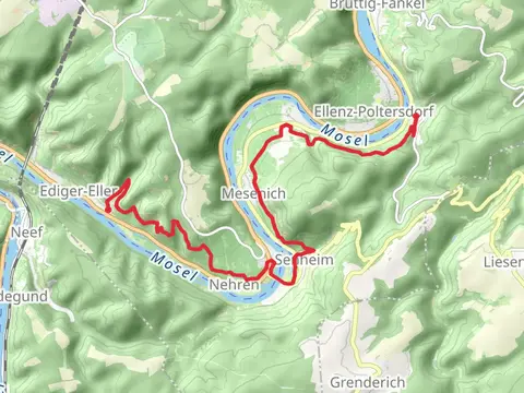 Ediger to Bellstein Walk via Mosel