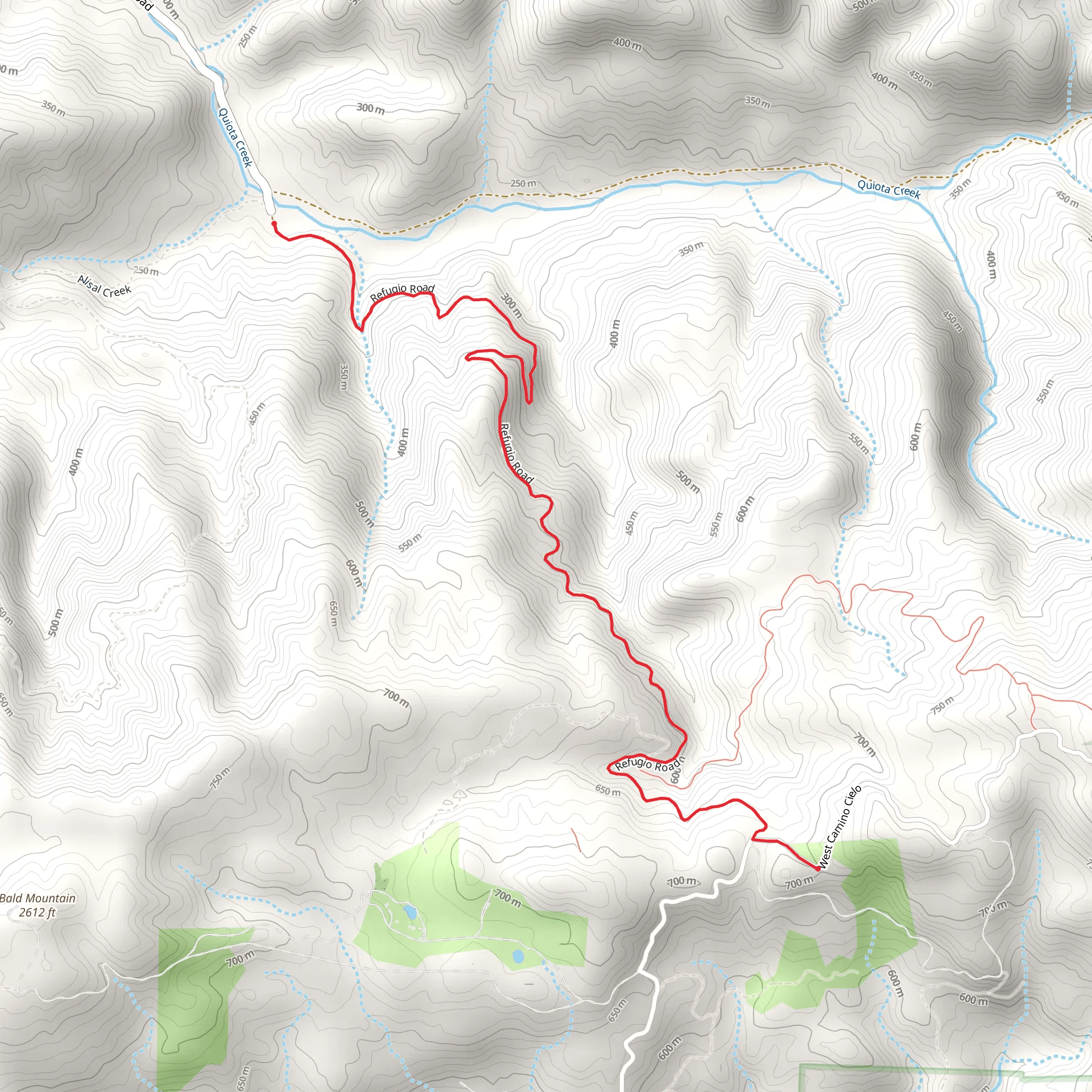 Refugio Road mobile static map