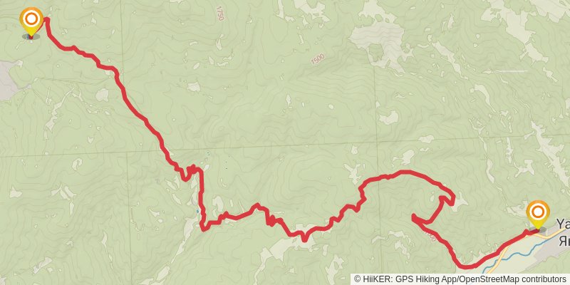 Sultans Trail stage 86 Map
