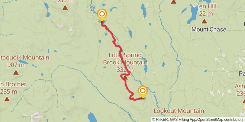 International Appalachian Trail - Maine stage 2 Map