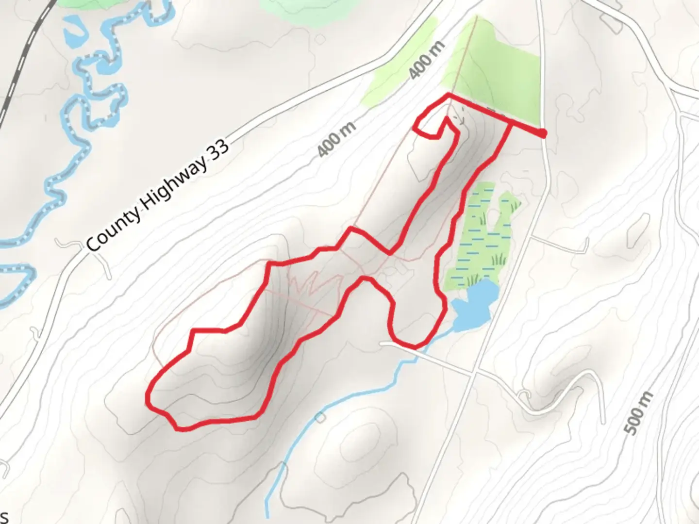 An image depicting the trail Observation Tower - Beavermeadow Road and its surrounding area.