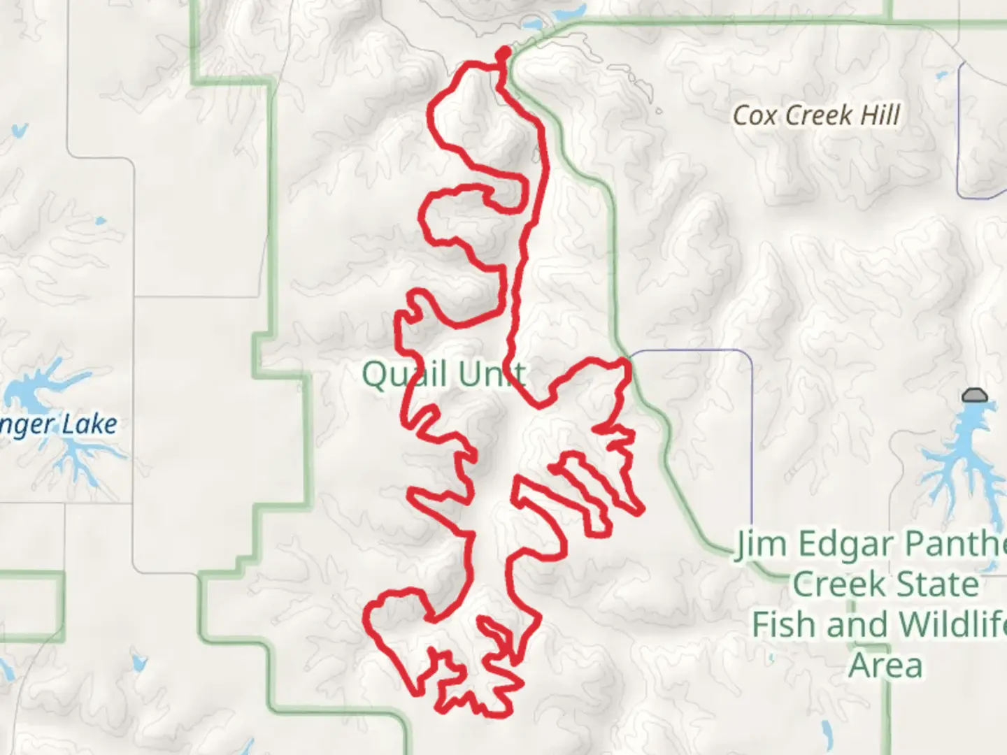 An image depicting the trail Panther Creek and Yellow Loop Trail and its surrounding area.