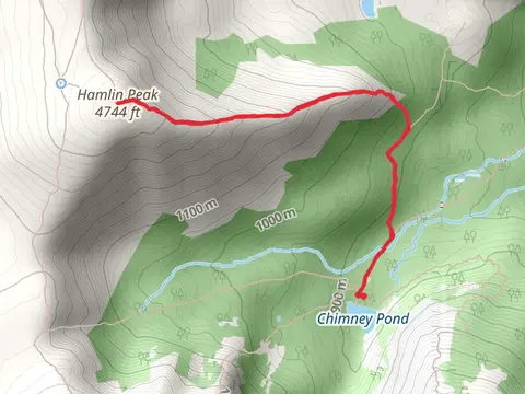 Hamlin Peak Out and Back