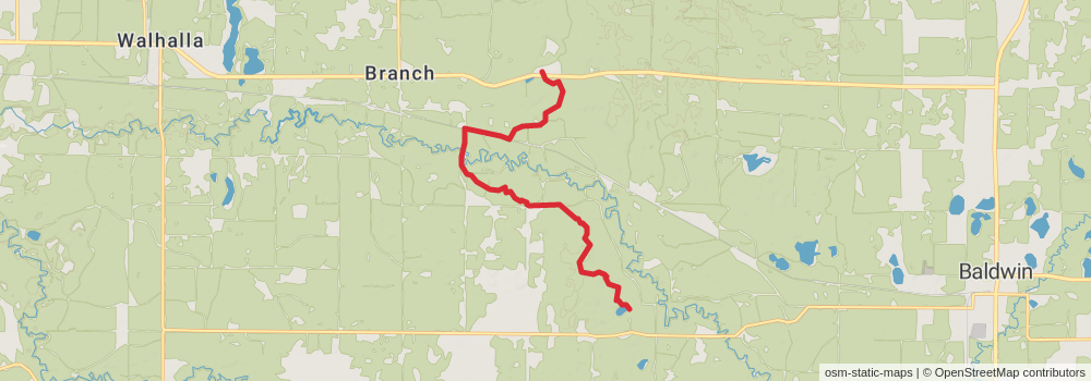 American Perimeter Trail - North Country Primary stage 54 Map