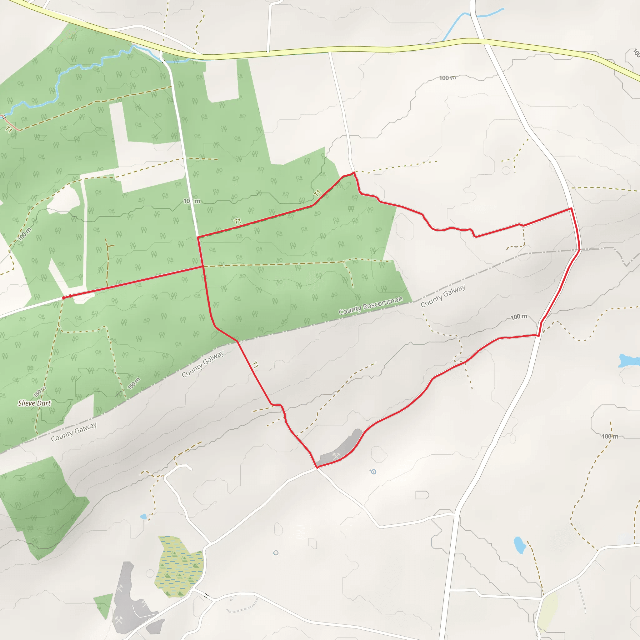 Cloonfad Cortoon Loop mobile static map