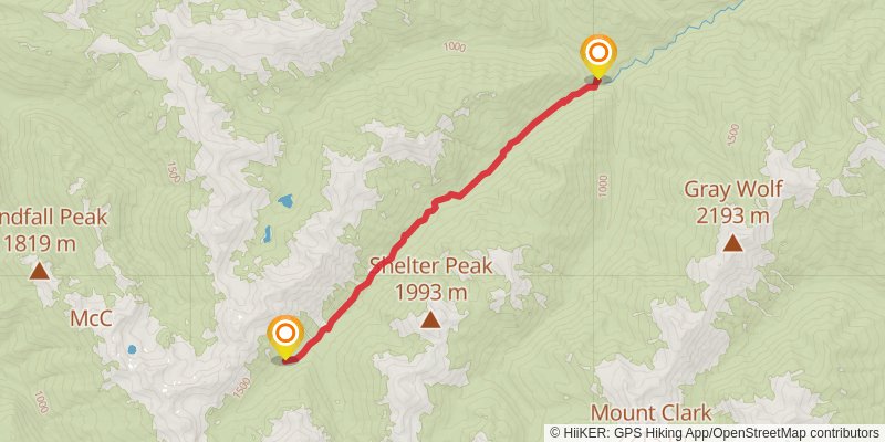 Northeastern Olympics Loop alt 1 Map
