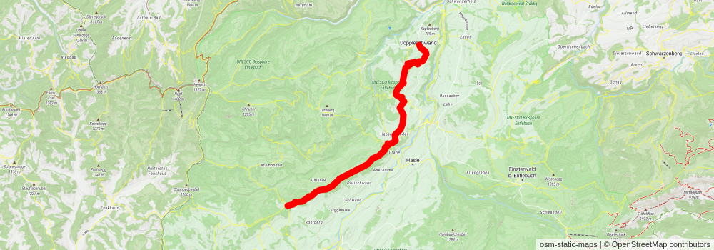 Doppleschwand to Obstaldenegg stage 2 Map
