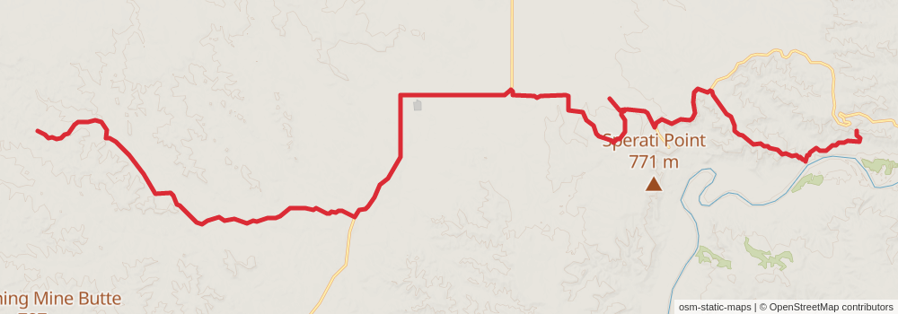 American Perimeter Trail - North Country Primary stage 265 Map