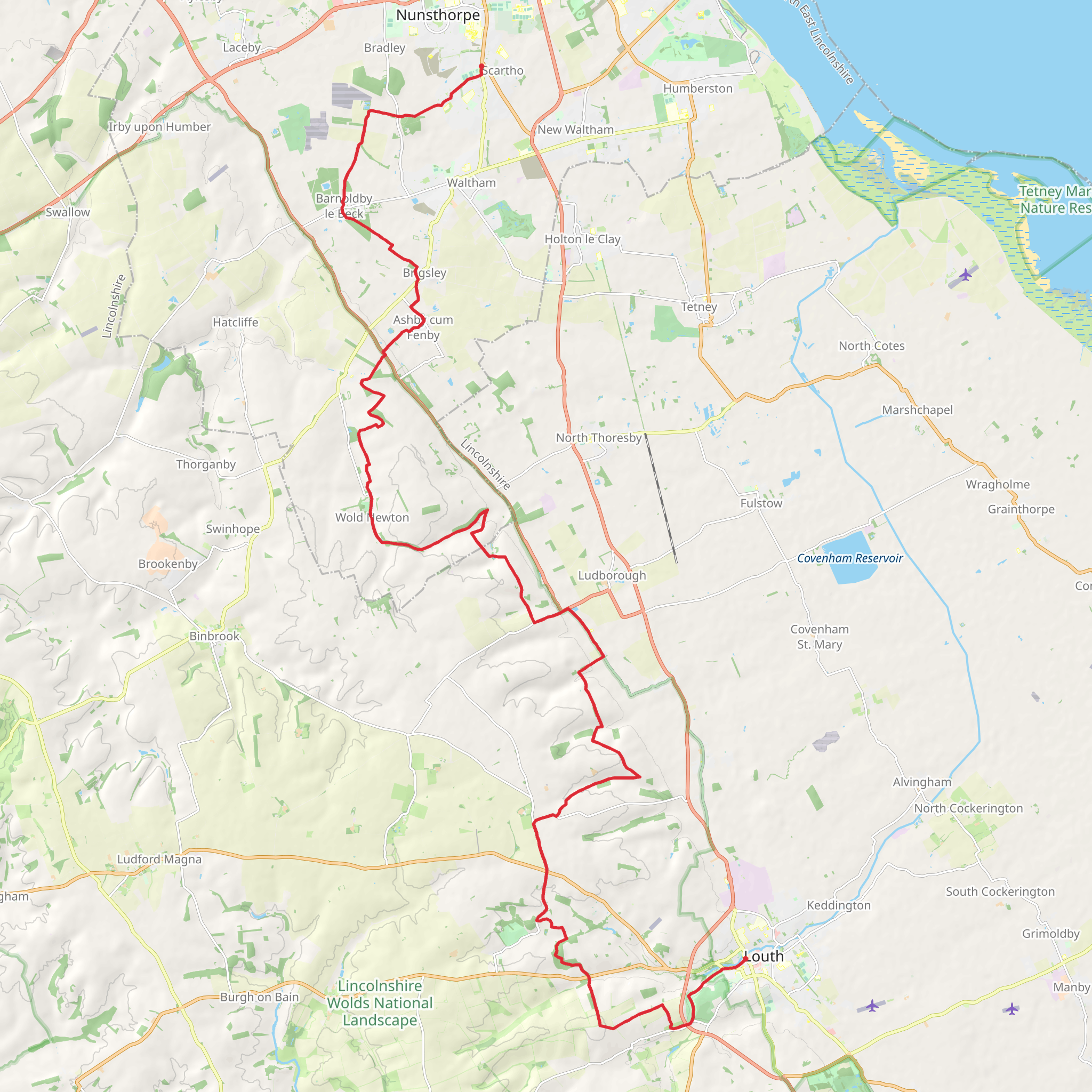 Johnson Silver Lincs Way mobile static map