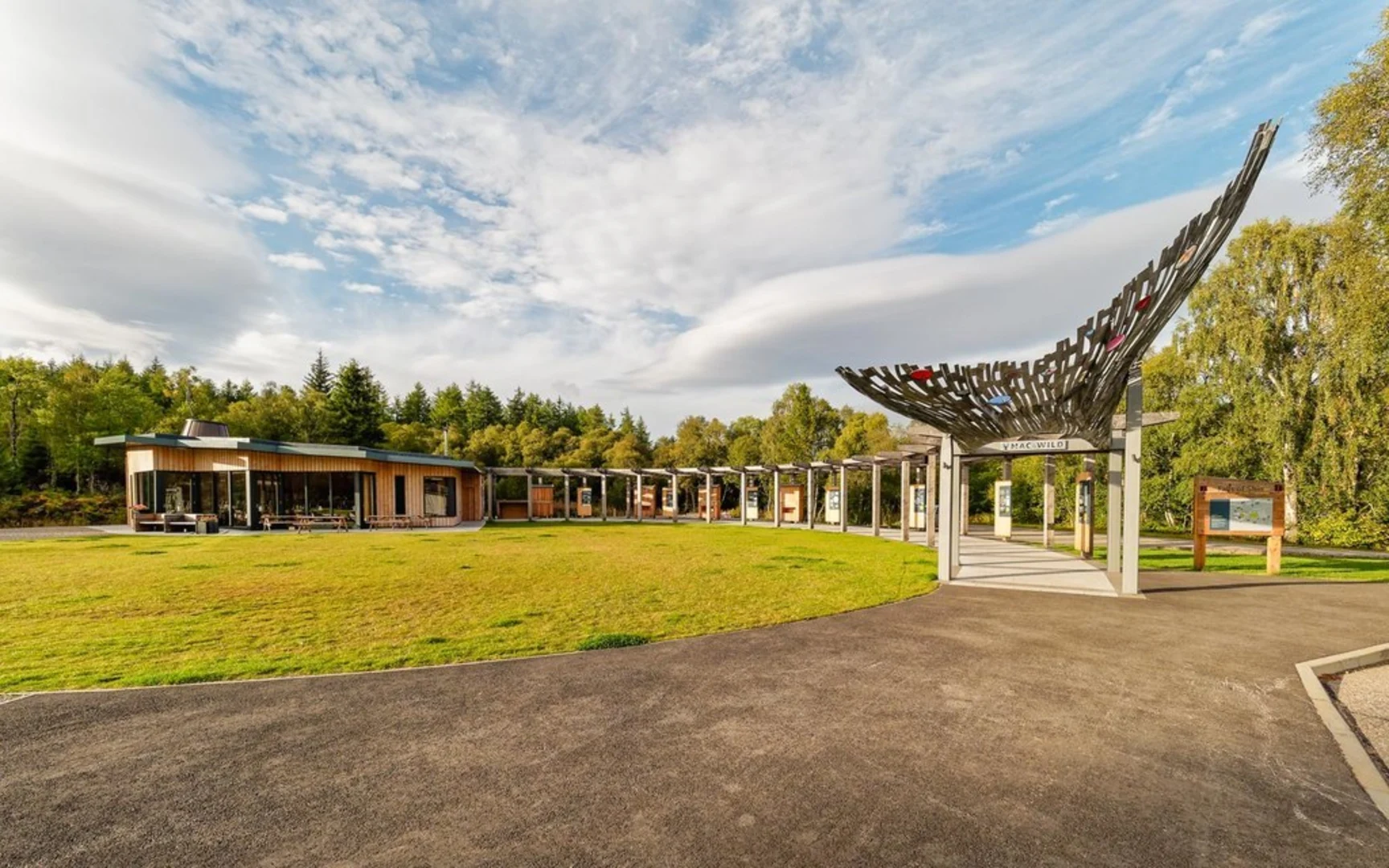 An image depicting the trail River Shin Loop Trail and its surrounding area.