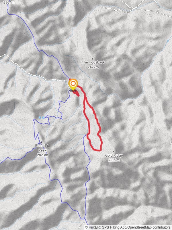 Gold Hill Trail and Francis Peak Road Loop