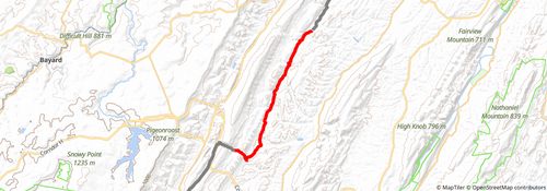 American Discovery Trail South Route stage 28 Map