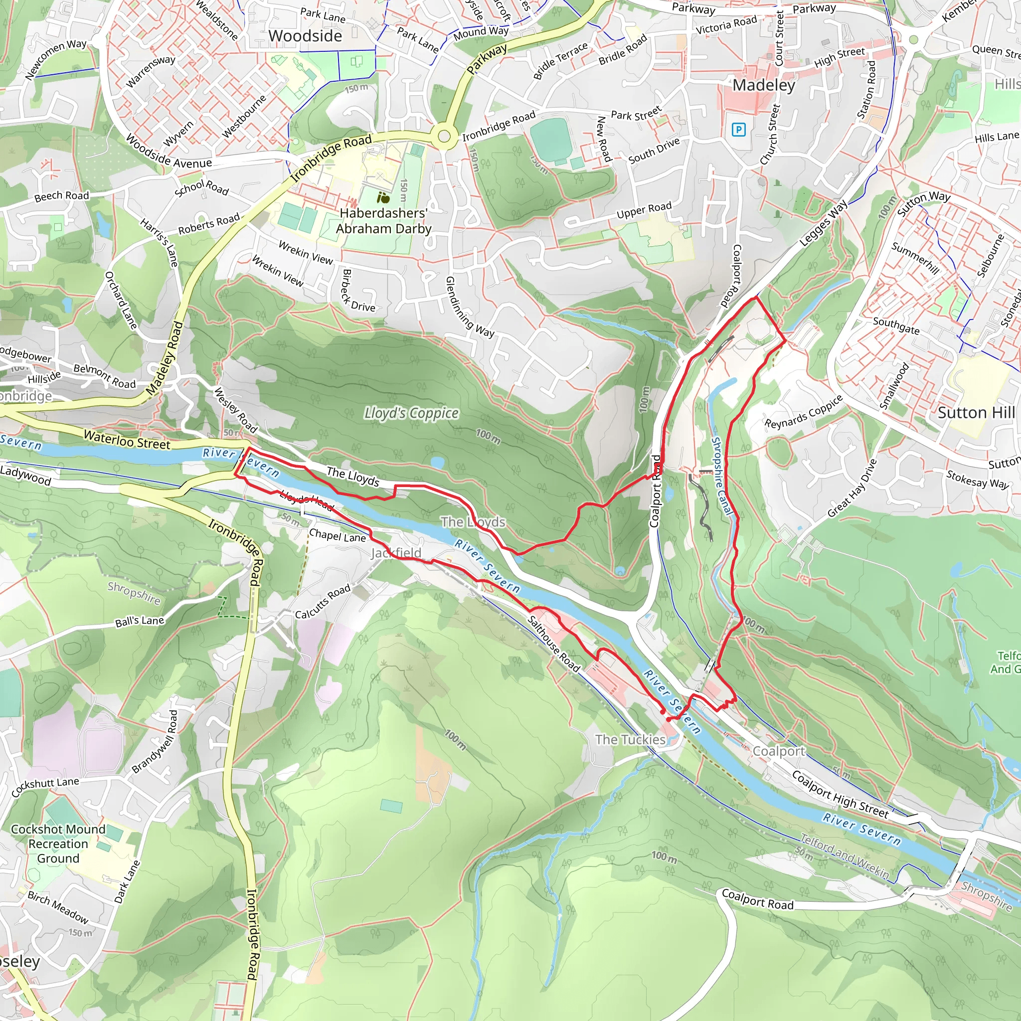 The Lloyd's Loop mobile static map