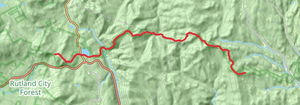 Appalachian Trail - Vermont stage 11 Map