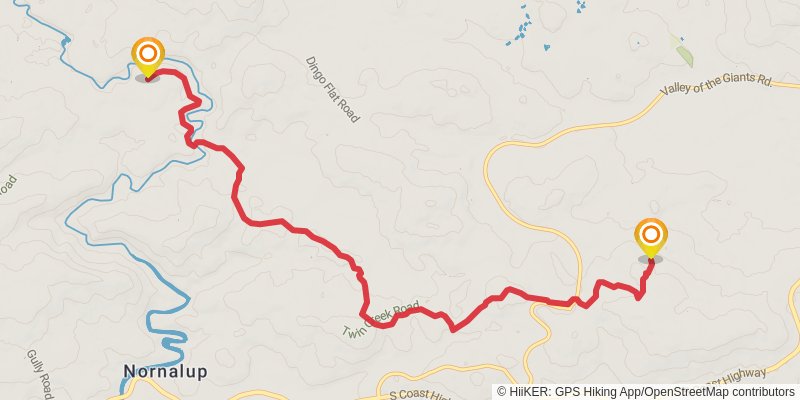 Bibbulmun Track stage 41 Map