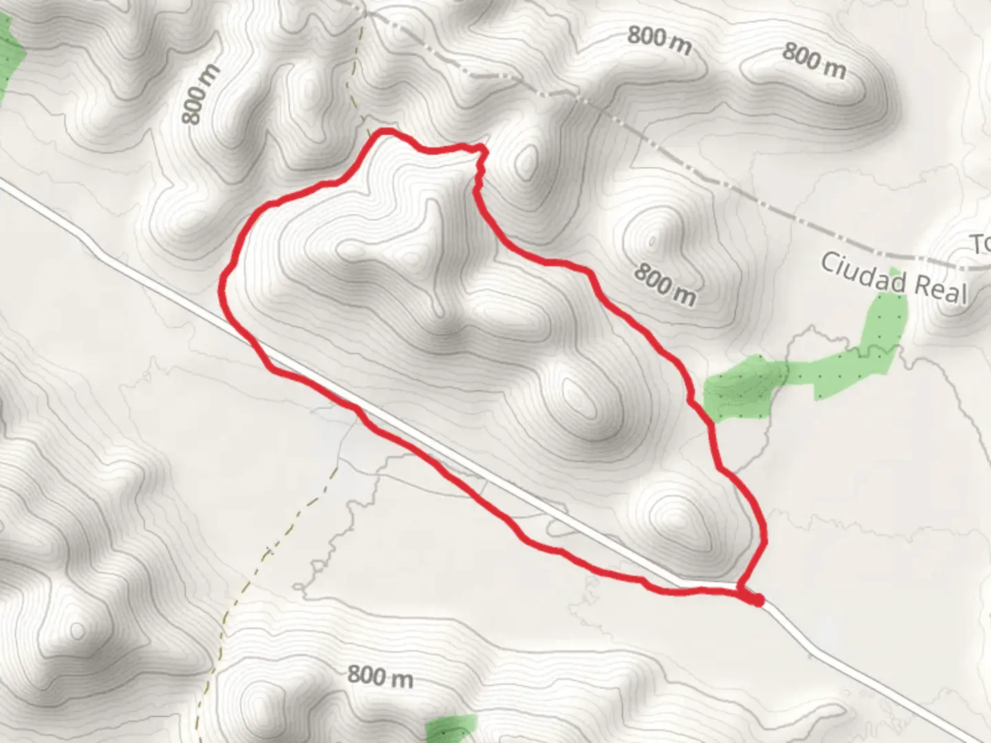 An image depicting the trail Tamujo Puddle PR CR 38 and its surrounding area.