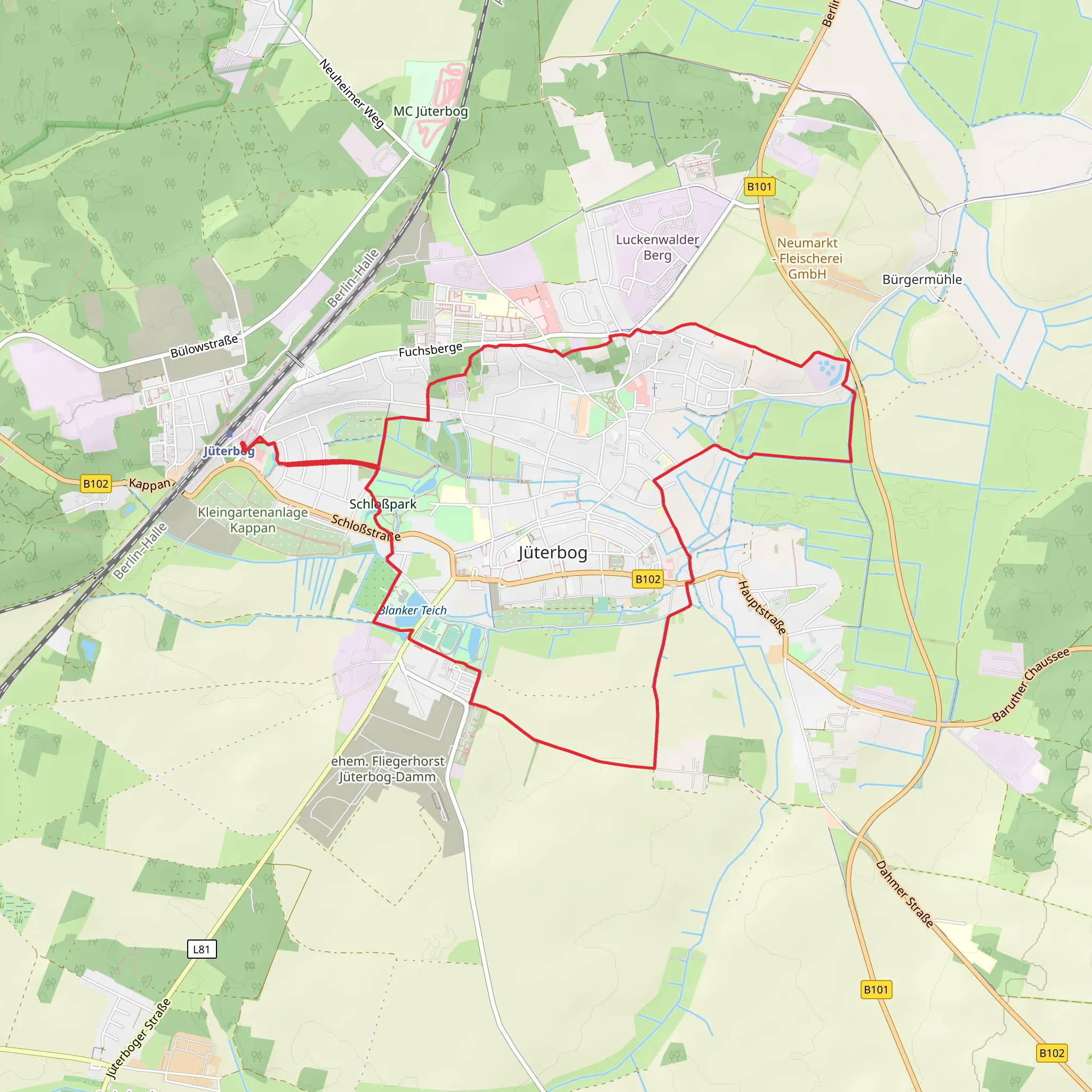 Spitzbubenweg Loop mobile static map
