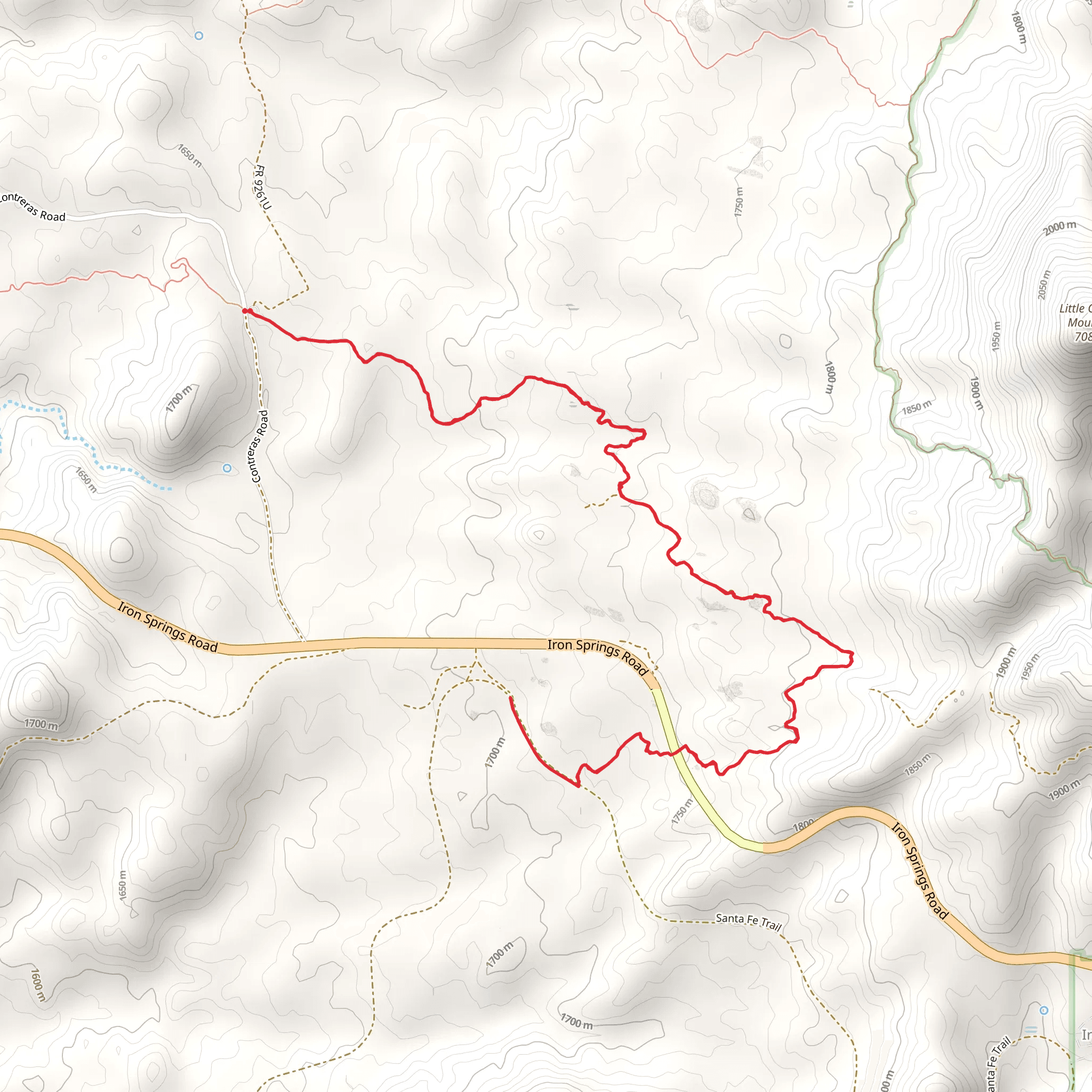 Box Culvert Trail mobile static map