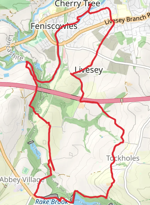 Hike on Reelers Trail mobile static map