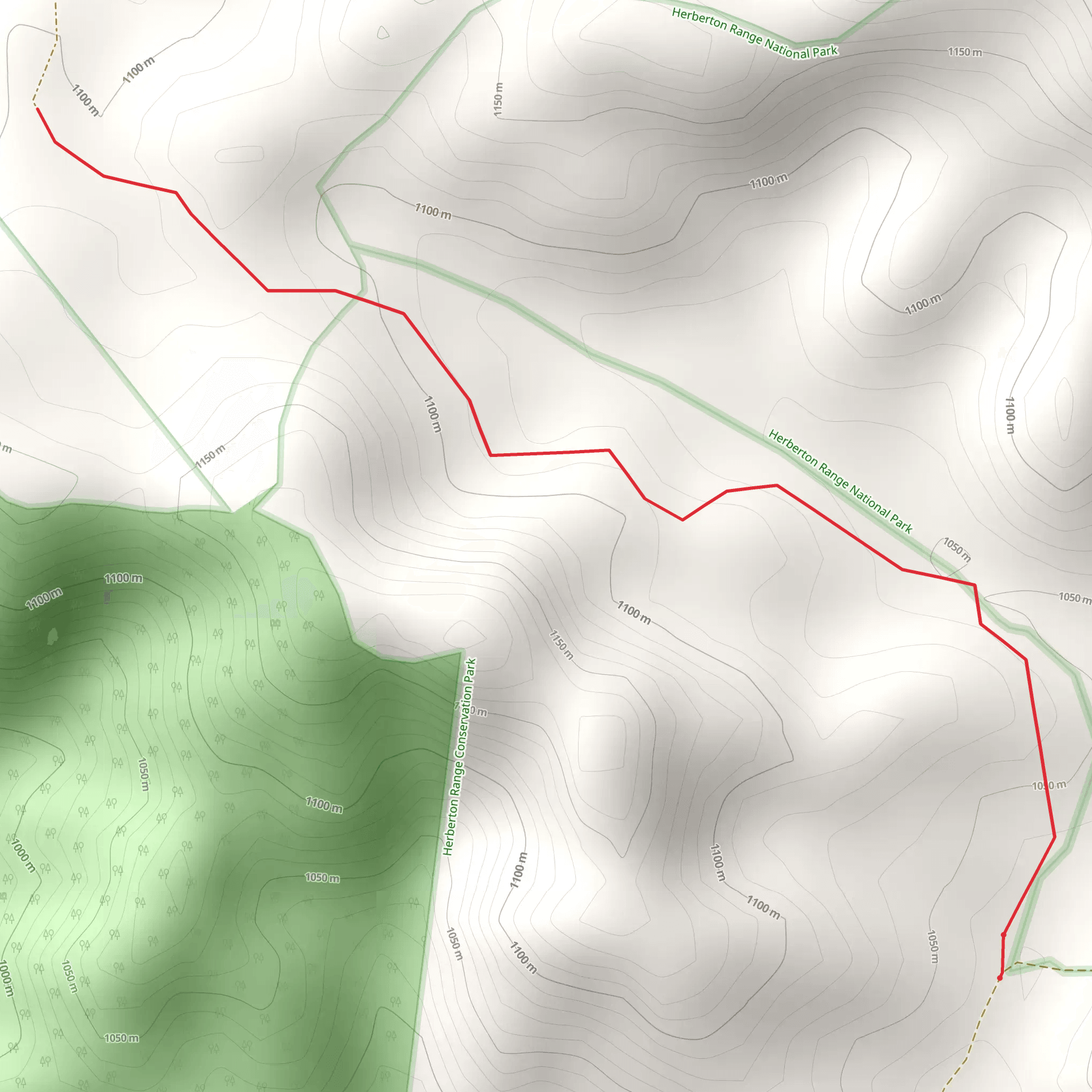 Drovers Track mobile static map