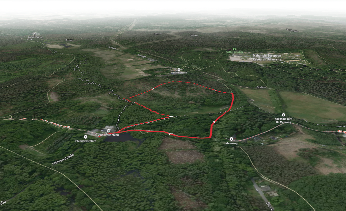 Knuppelhout bruggetje and Dalheimer Mühle Loop