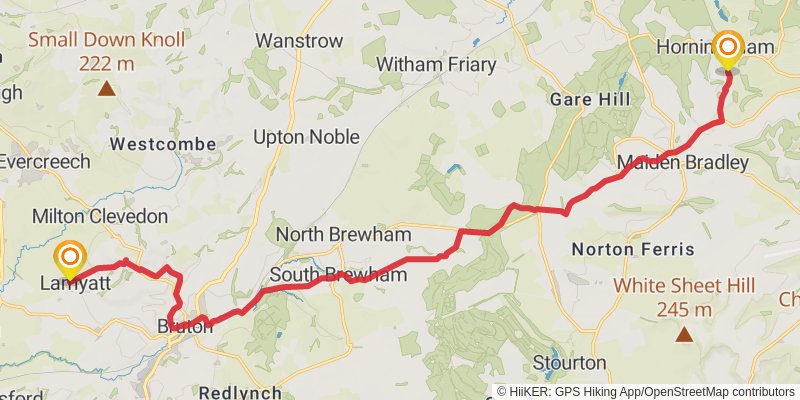 Land's End Trail stage 4 Map