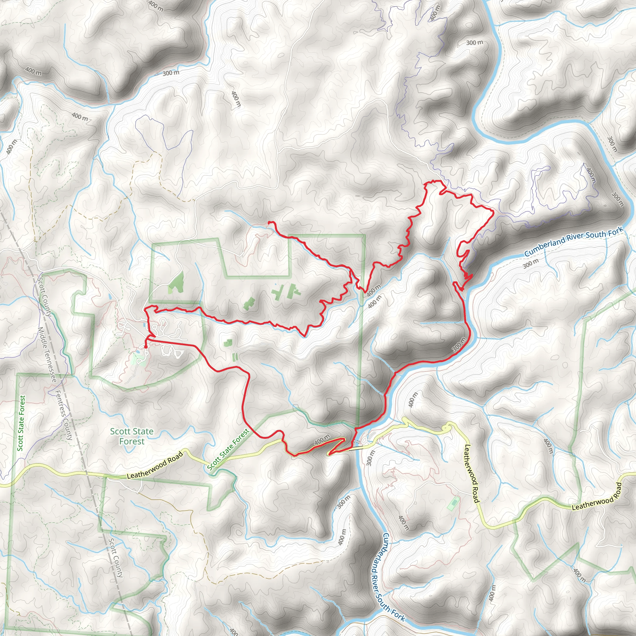 John Litton Farm Hike - John Muir Loop Trail mobile static map