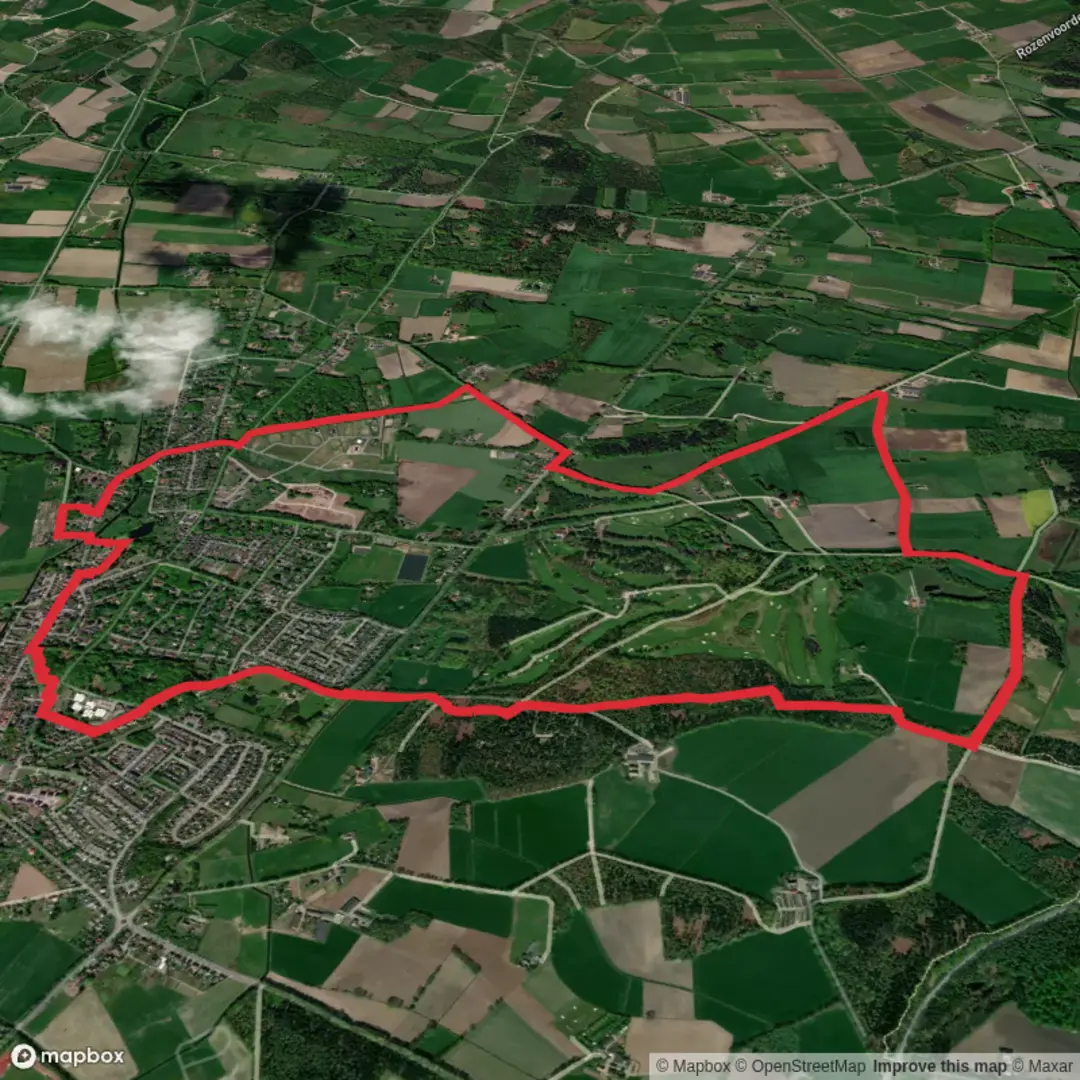 An image depicting the trail Molenkolk via Sallandpad and its surrounding area.