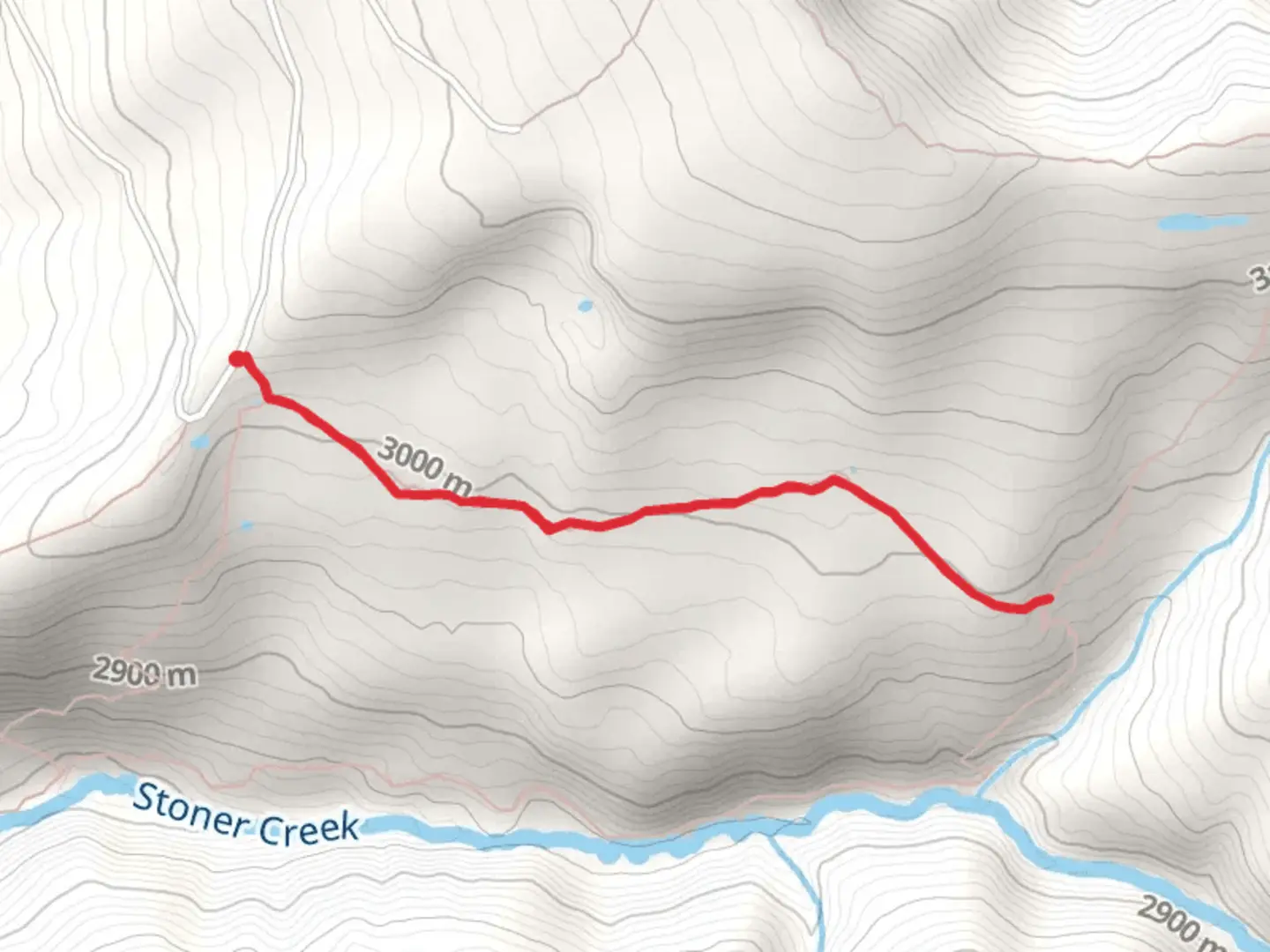 An image depicting the trail East Twin Springs Trail and its surrounding area.