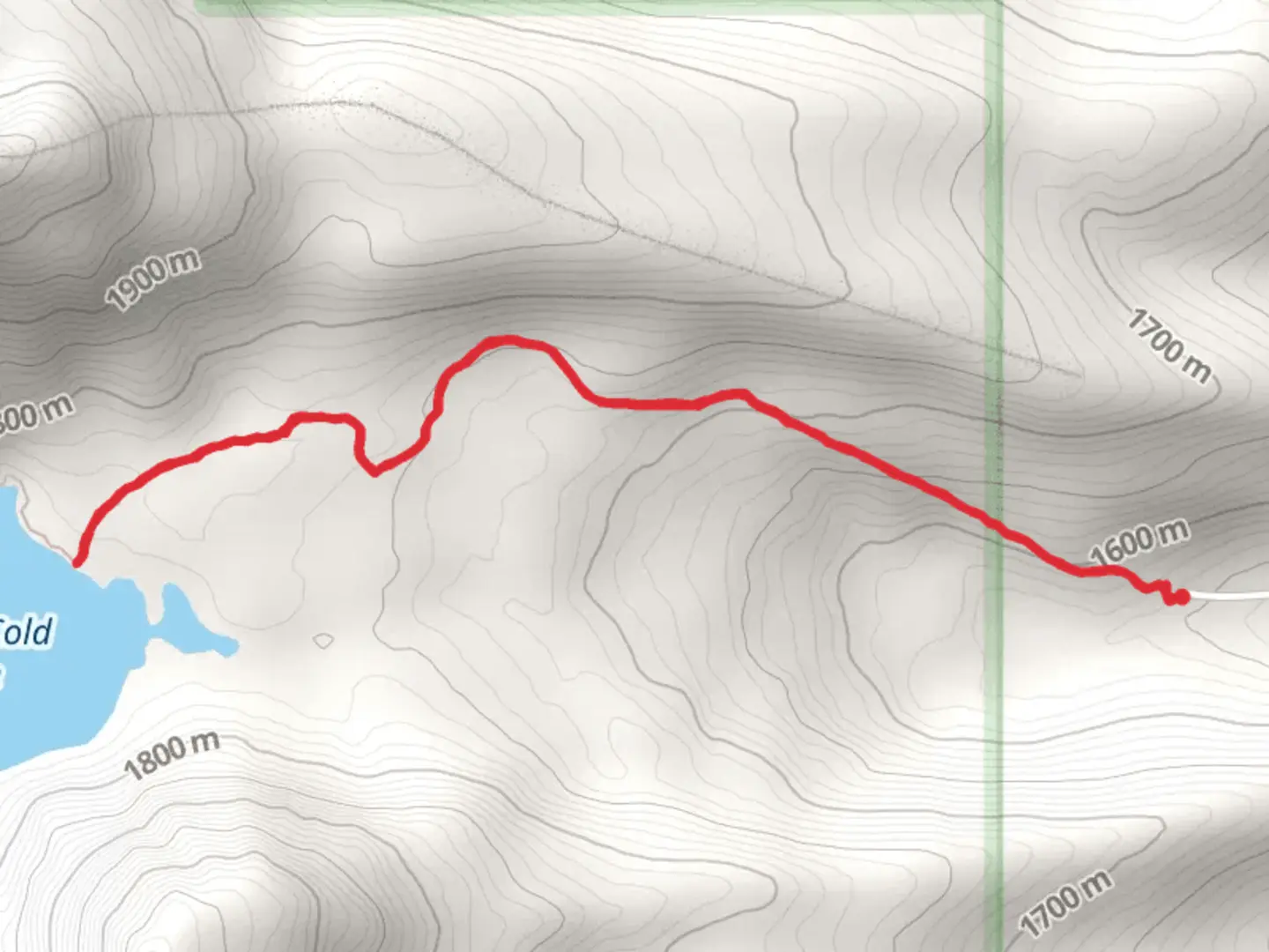 An image depicting the trail Cold Lakes Trail and its surrounding area.