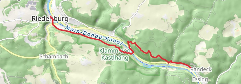 Jurasteig stage 12 Map