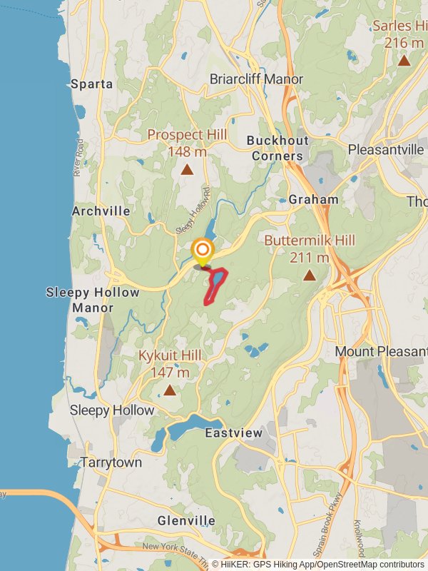 Swan Lake Loop from Tower Hill Road mobile static map
