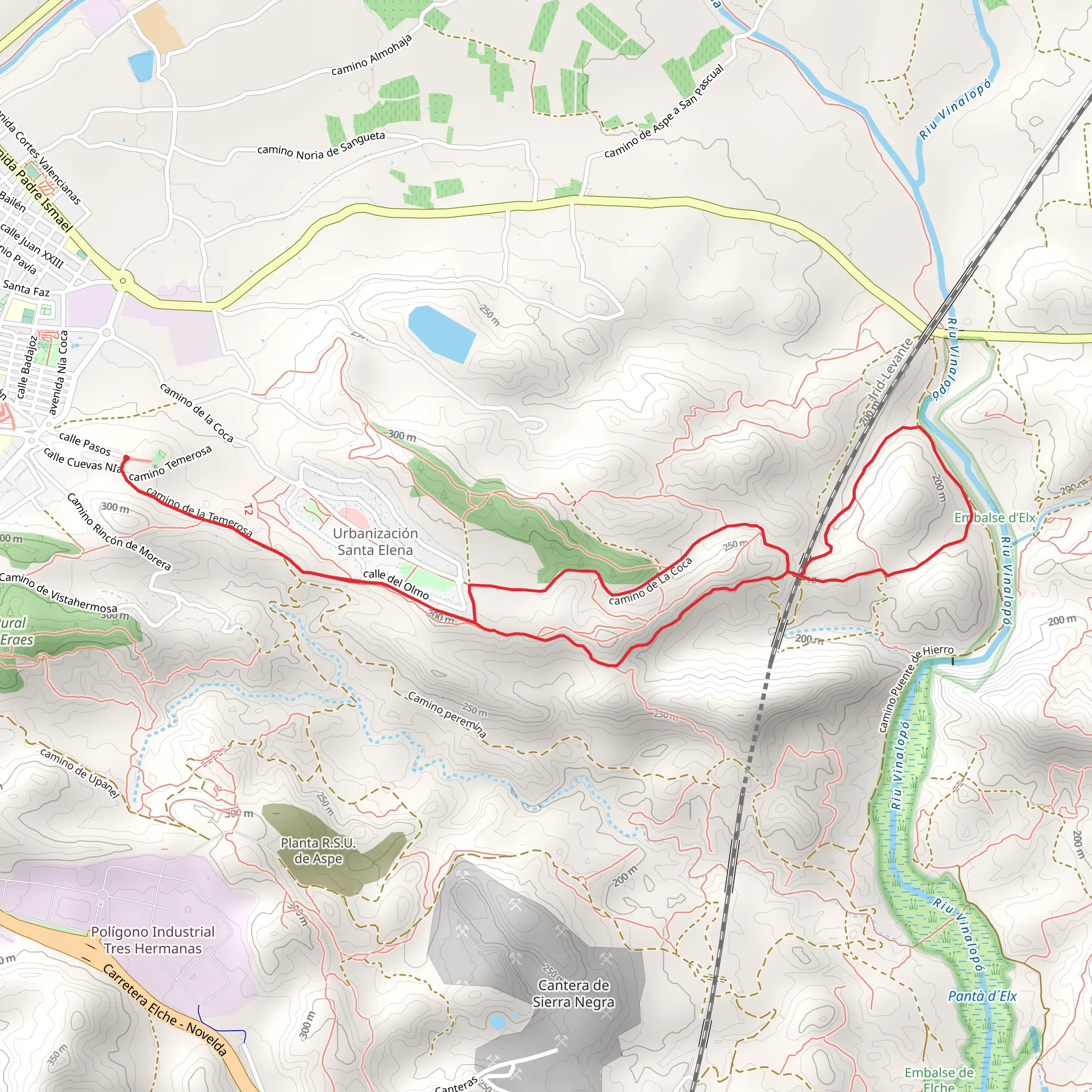 Coca Itinerary PR CV 242 mobile static map