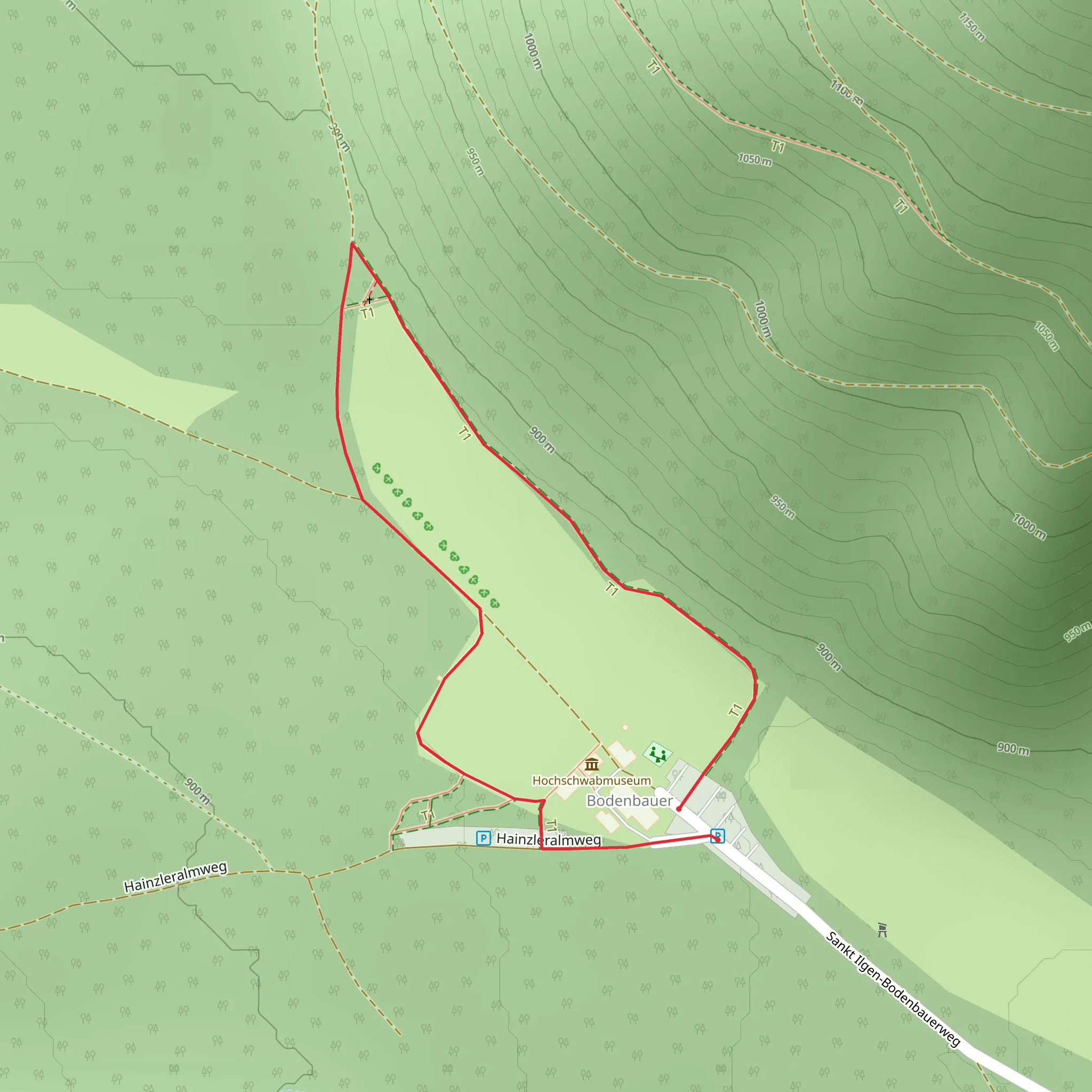 Bodenbauer Water Miracle Trail mobile static map