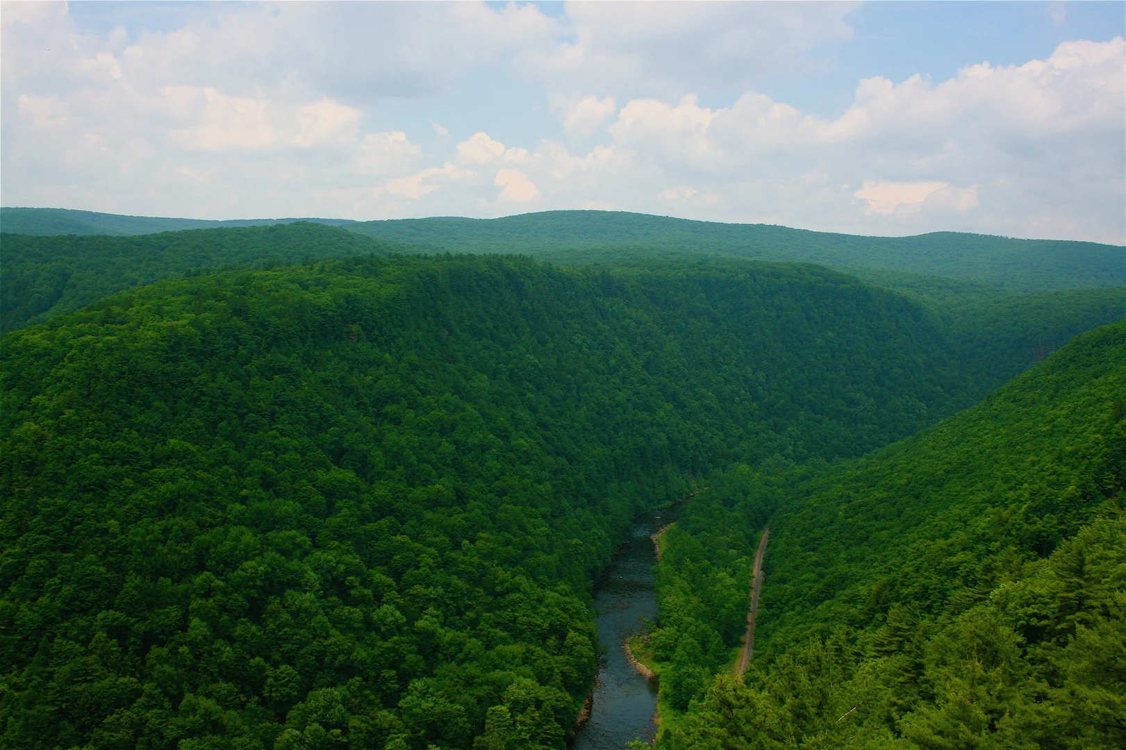 An image depicting the trail Trukey Path and its surrounding area.